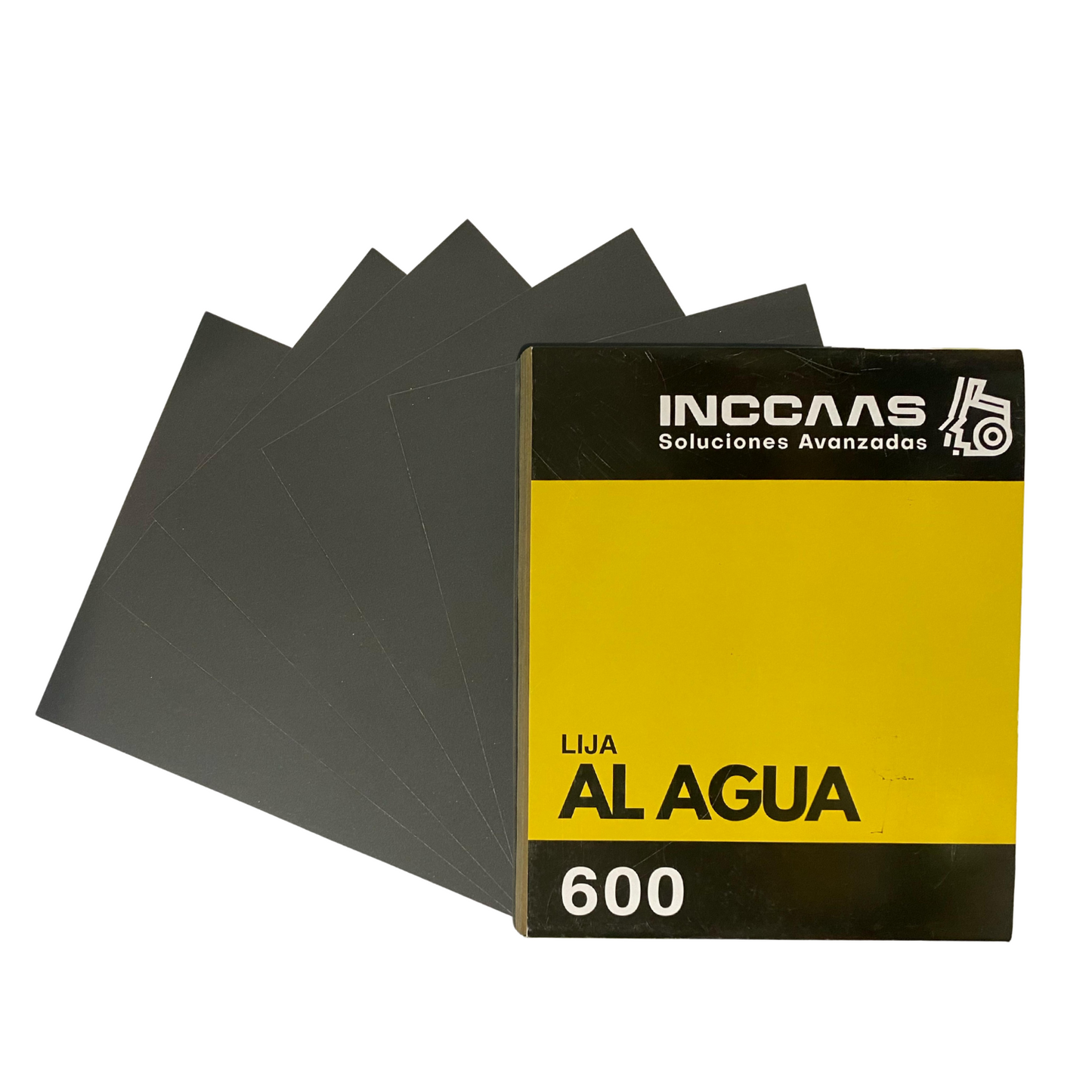 LIJA AL AGUA INCCAAS P600 PAQUETE 100 HOJAS